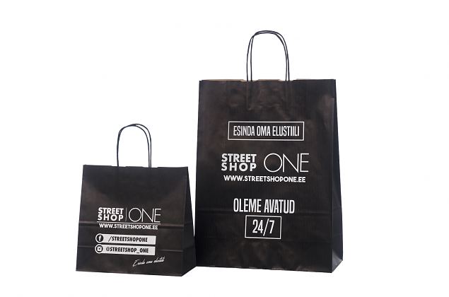 Kest�v�t ja vahvat mustat paperikassit. Kuljetus Suomeen ilman lis�maksua. Voidaan r��t�l�id� om