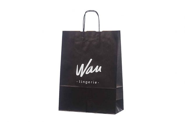 Vankka ja kest�v� musta paperikassi. Voidaan r��t�l�id� omalla logolla. Toimitus Suomeen sis�ltyy