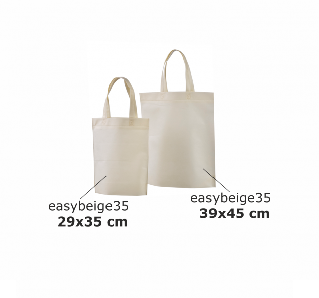 Beigef�rgade non woven-kassar