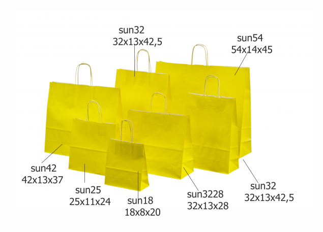 Yellow Paper Bags