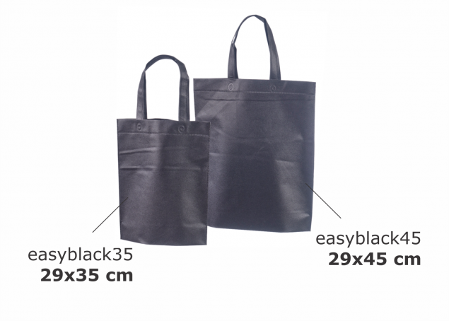Черные сумки из спанбонда