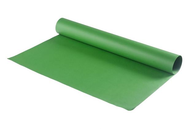 Зеленая шелковая бумага.