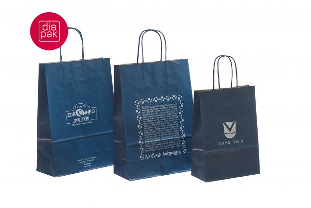 ikke dyr bl� papirpose 