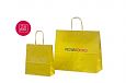 billige gule papirposer | Referanser-gule papirposer billig gul papirpose med logo 