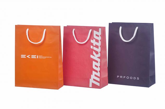 Eksklusive papirposer av kraftpapir 