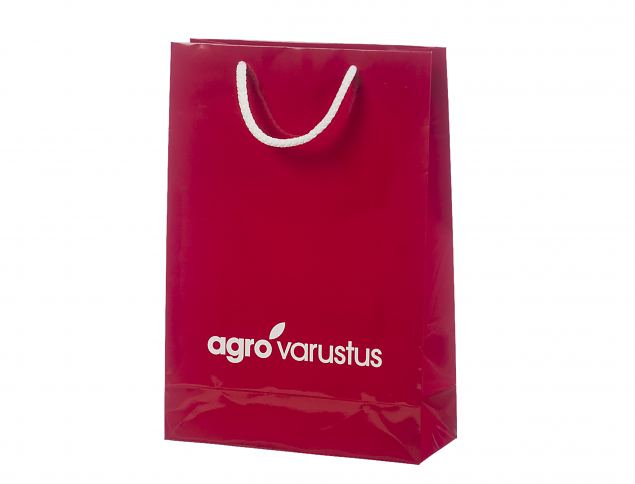 Elegant h�ndlaget eksklusiv papirpose. Tilgjengelig med tilpasset trykk. Velg mellom flere ulike s