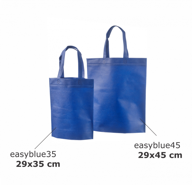 Bl� ikke-vevde handlenett med tilpasset trykk