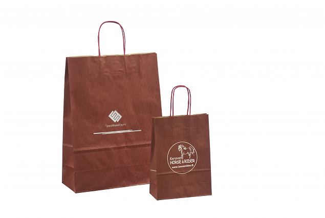 vinr�d papirspose med logo 