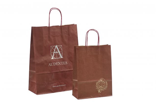 vinr�de papirsposer med logo 