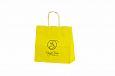 gul papirspose | Galleri af vrker- gule papirsposer med tryk gul papirspose med personligt logo 