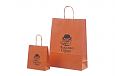 orange papirspose med personligt logo | Galleri af værker- orange papirsposer med tryk orange papi