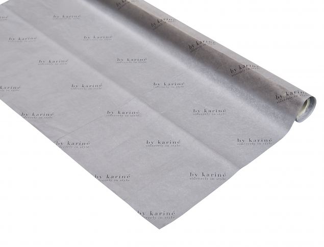 Silkepapir i h�j kvalitet med personligt print. Gratis transport til Danmark. 