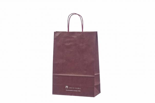 personlig logotyptryckt m�rkr�d papperskasse 