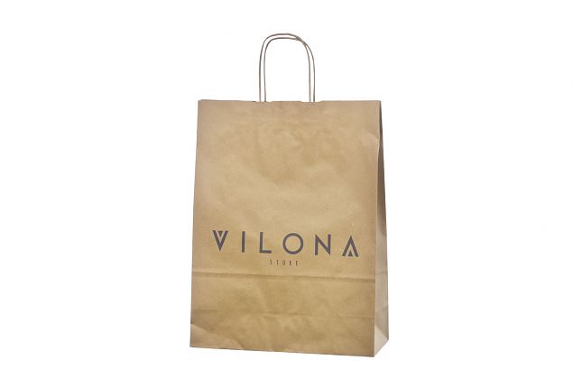 Stark, h�gklassig, ekologisk papperskasse. Minsta orderantal med personligt tryck �r 50 st. Flera 