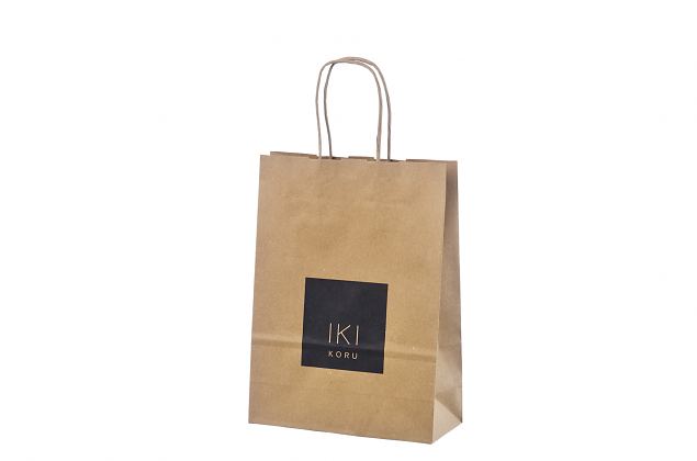 Elegant ekologisk papperskasse i h�g kvalitet. Kan f�s med personligt tryck. Flera storlekar att v