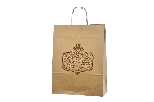 V�ldesignad ekologisk papperskasse i god kvalitet. Minsta orderantal med personligt tryck �r bara 