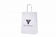 white paper bag with logo | Galleri-White Paper Bags with Rope Handles white paper bag with logo 