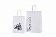 white paper bag with personal logo | Galleri-White Paper Bags with Rope Handles white paper bags w