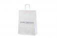 white kraft paper bag with print | Galleri-White Paper Bags with Rope Handles white paper bags 