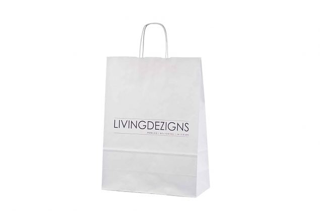 white paper bags 