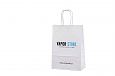 white paper bag with logo | Galleri-White Paper Bags with Rope Handles white kraft paper bag 