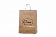 brown paper bag with print | Galleri-Brown Paper Bags with Rope Handles brown kraft paper bags wit