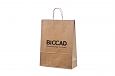 brown kraft paper bag with print | Galleri-Brown Paper Bags with Rope Handles brown paper bags wit