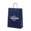 blue paper bag Galleri-Blue Paper Bags with Rope Handles