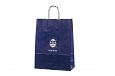 blue paper bag with print | Galleri-Blue Paper Bags with Rope Handles blue paper bags with print 