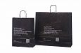 black paper bag with print | Galleri-Black Paper Bags with Rope Handles black paper bags with prin