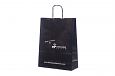 black paper bag with print | Galleri-Black Paper Bags with Rope Handles black kraft paper bags wit