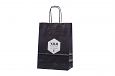 black paper bag with personal print | Galleri-Black Paper Bags with Rope Handles black paper bag w