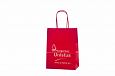 red paper bag with print | Galleri-Black Paper Bags with Rope Handles red kraft paper bags 