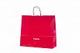 red paper bag with print | Galleri-Black Paper Bags with Rope Handles red kraft paper bags with 