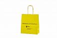 yellow paper bag with print | Galleri-Yellow Paper Bags with Rope Handles yellow kraft paper bag 