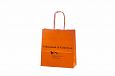 orange paper bags | Galleri-Orange Paper Bags with Rope Handles orange kraft paper bag 