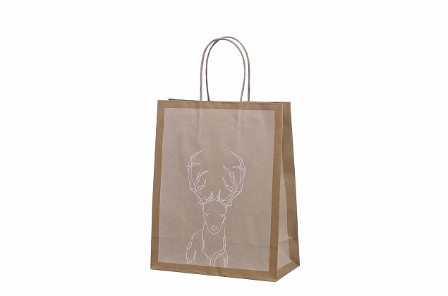 durable recycled paper bags with print 