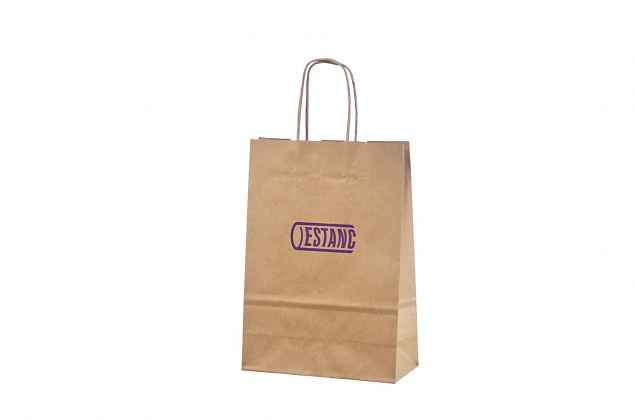 100%recycled paper bags with logo print 