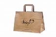 brown paper bag | Galleri-Brown Paper Bags with Flat Handles brown paper bags with print 