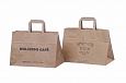 brown kraft paper bags with print | Galleri-Brown Paper Bags with Flat Handles brown paper bags wi