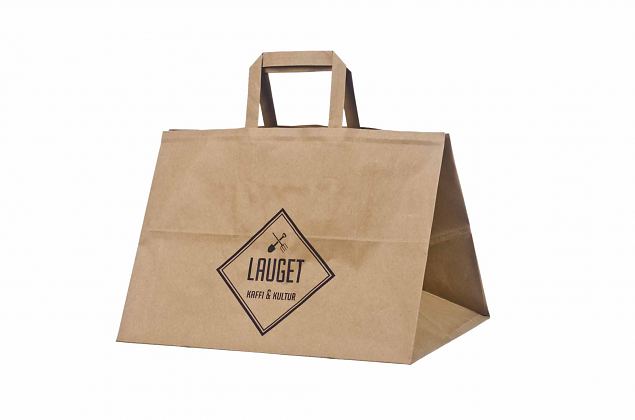 durable brown kraft paper bags with print 