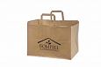 durablebrown paper bags with personal print | Galleri-Brown Paper Bags with Flat Handles eco frien