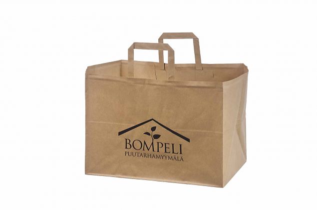 eco friendly brown paper bags with personal print 