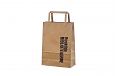 eco friendly brown kraft paper bags with print | Galleri-Brown Paper Bags with Flat Handles durabl