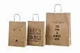 durable ecological paper bags with logo | Galleri-Ecological Paper Bag with Rope Handles nice look