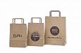 ecological paper bags with flat handles and with print | Galleri-Ecological Paper Bag with Rope Ha
