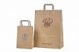 durable ecological paper bags flat handles and with logo | Galleri-Ecological Paper Bag with Rope