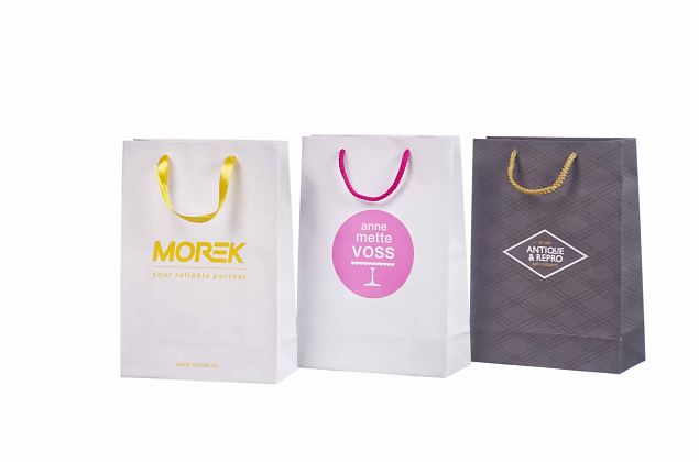 durable handmade laminated paper bag with print 