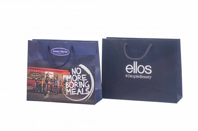 laminated paper bags with personal logo 