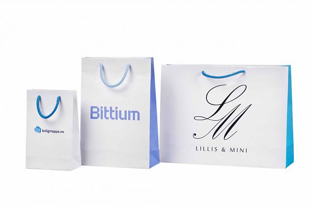 durable handmade laminated paper bags with personal logo 